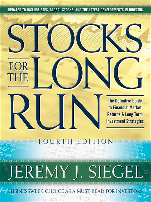 Title details for Stocks for the Long Run by Jeremy J. Siegel - Available